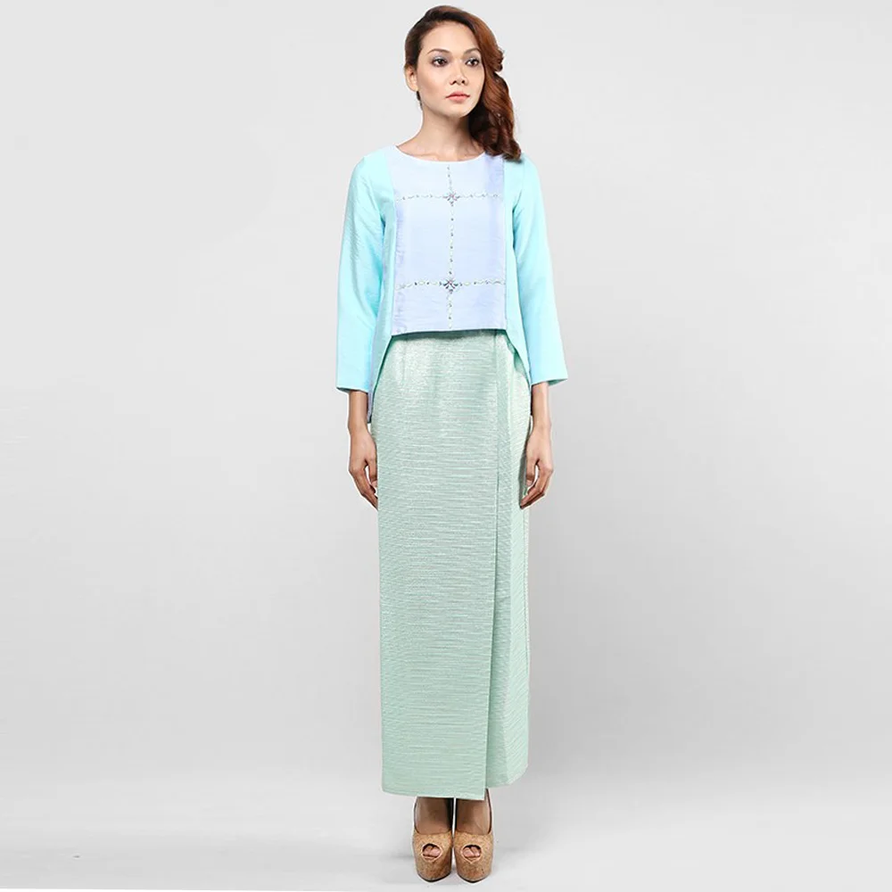 
Zakiyyah A016 Casual International Clothing Top Brands Women Long Dress Latest Designs Maxi Dress for Indian Women 