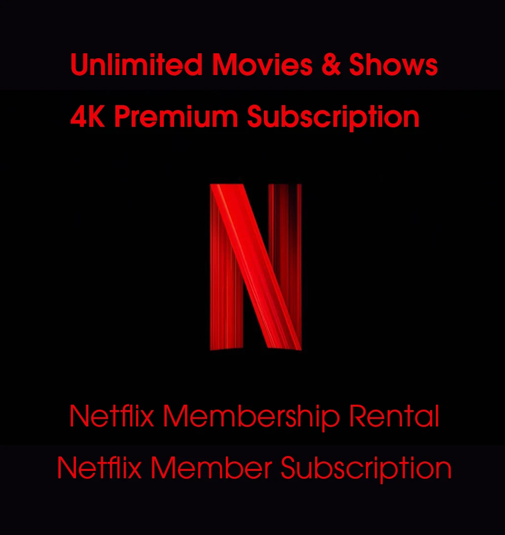 Netflix 4K Premium Membership 30 days Netflix Premium Independent Account 5 Screens Monthly Subscribe(Contact Me Before Order)