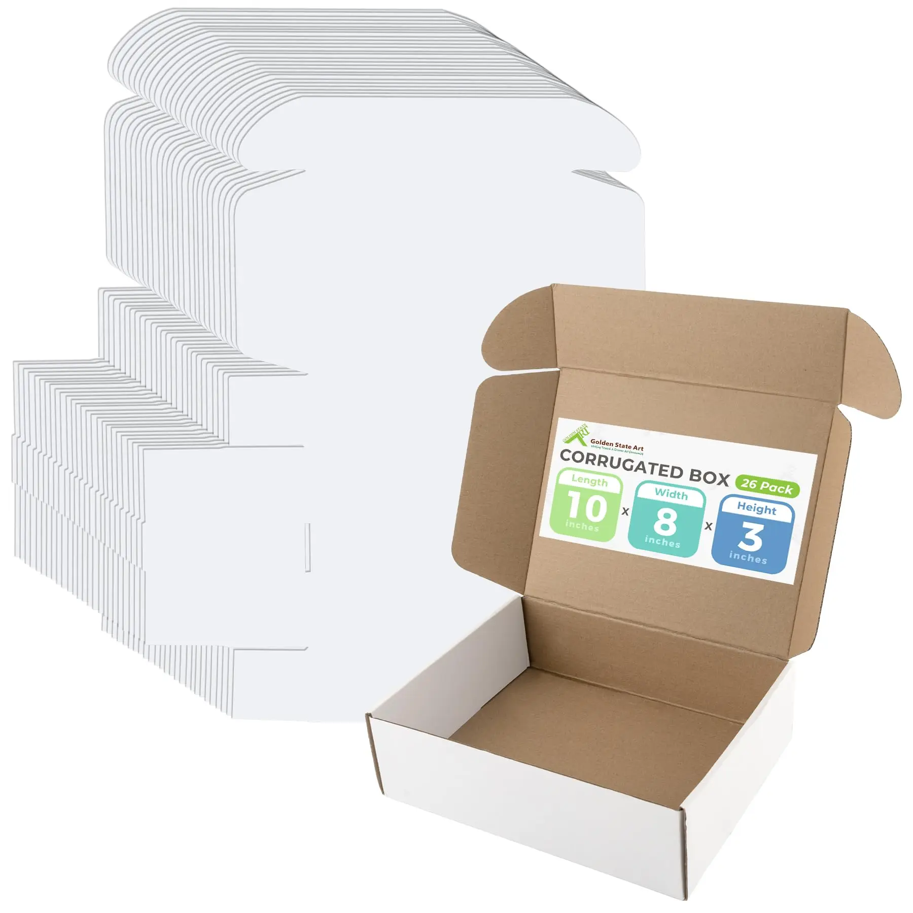 Economy ECO Recyclable Custom Foldable Paper Box Corrugated Mailing Box Kraft Paper For Clothes Shipping Boxes Custom Logo