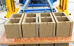 building block making machine QT4-24 hollow semi automatic hot sale cement brick making machinery