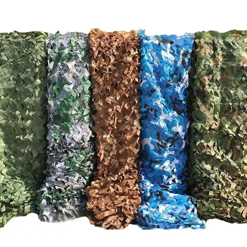 Hot Sale Multispectral Camouflage Netting Tactical Gears Oxford Cloth-Tear-Resistant Camo Net