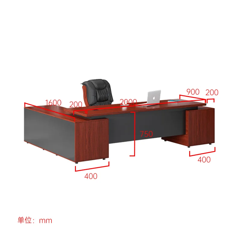 Office Furniture Modern Luxury Boss Table Desk Office Desk With Drawers Executive  Lawyer Wooden Office Computer Desk