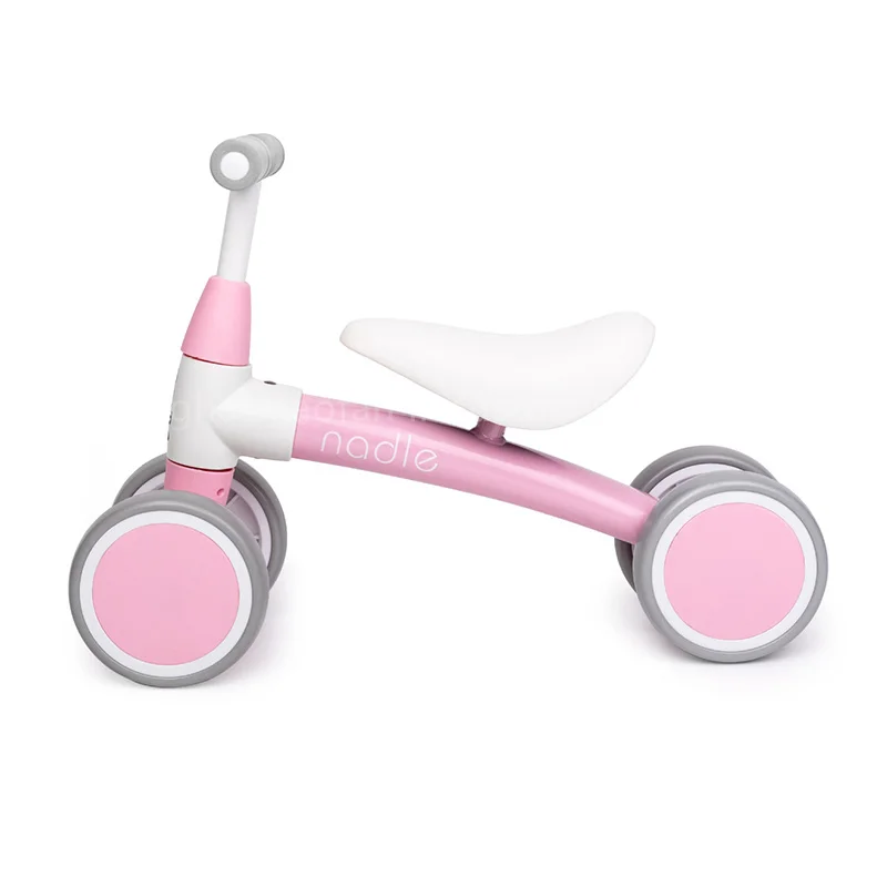 Mini balance baby kids walking bike no pedal sliding 4 wheel balance bike carbon steel ride on car outdoor sport toys for kid