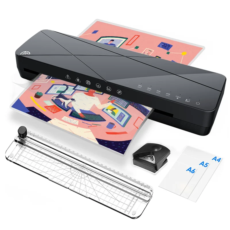 High Speed Automatic Hot Cold Laminating A3 Laminator Machine with 30mins Auto Off Setting