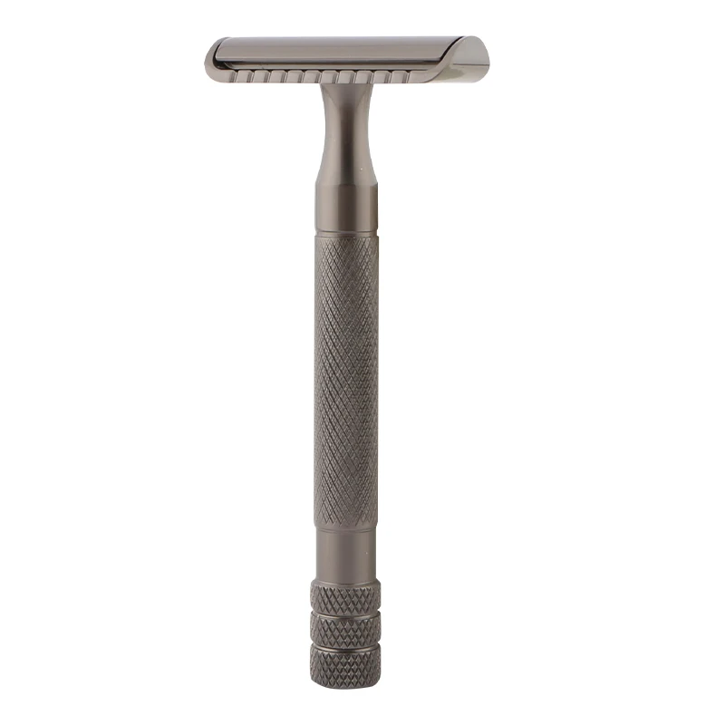 super quality Safety Razor factory price brass handle Double Edge razor blade upgraded 3 pieces shaving razor