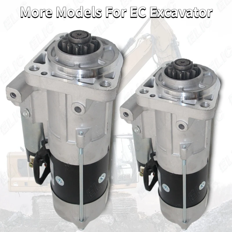 Excavador Startering Motor 600-863-4210 Pc220-7 Pc200-6 Pc200-7 6D102 3863128 600-863-4110 228000-4992 Excavator Starter Motor