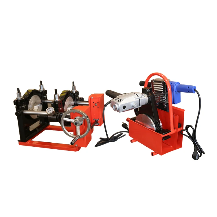 Factory Supply 160mm 2 clamps Manual Butt Fusion Machine HDPE Thermofusion Welding Machine HDPE Pipe Butt Welders