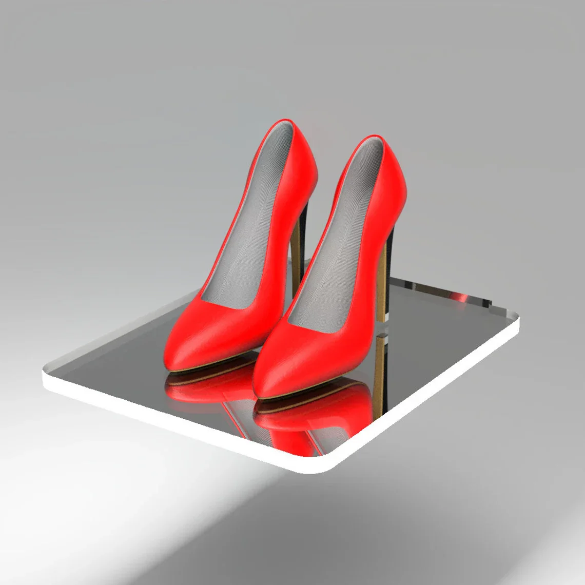 Custom Clear Plexiglass Display Shelves with Light for Home Store Marketing Display