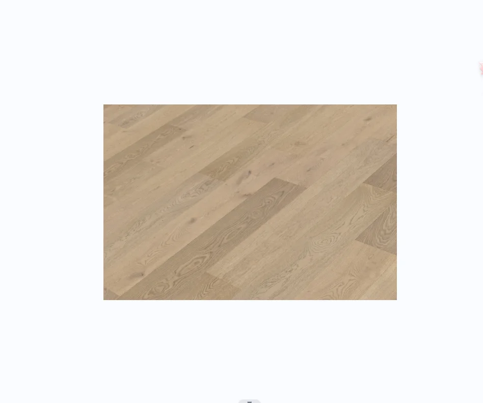 Floor Wood Engineered Smooth Wood Veneer SPC Floor Oak Real Wood Indoor