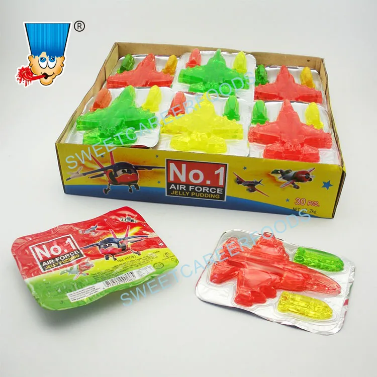 Mix Fruit Flavor Plane Jelly Cup Pudding Sweets
