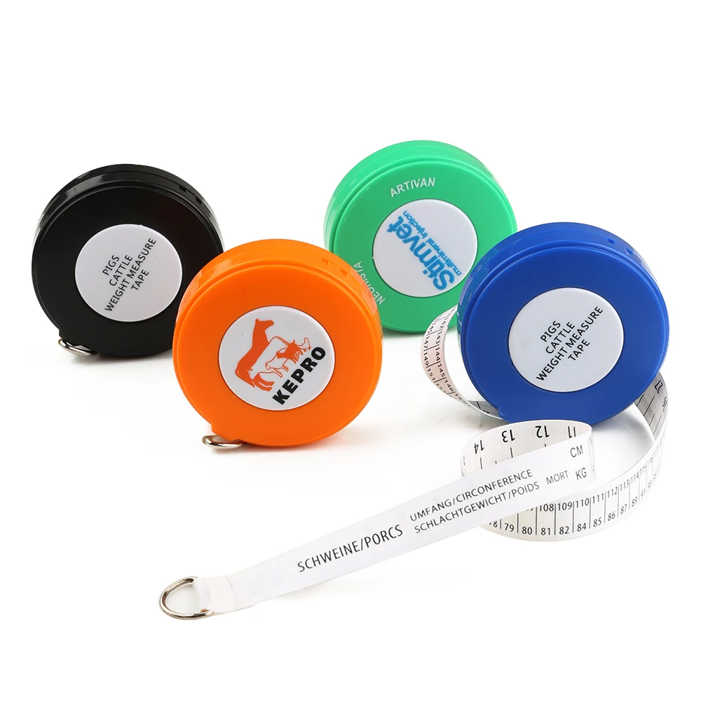Wintape Calf Animal Weight Monitor and Control Tape Measure a English and French Weight Scale for Veterinarian Clinics