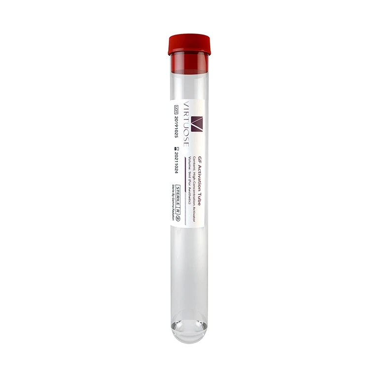 Vacuum Blood Collection Calcium Chloride PRP Tube with Acd Gel Clot Activator Active Tube