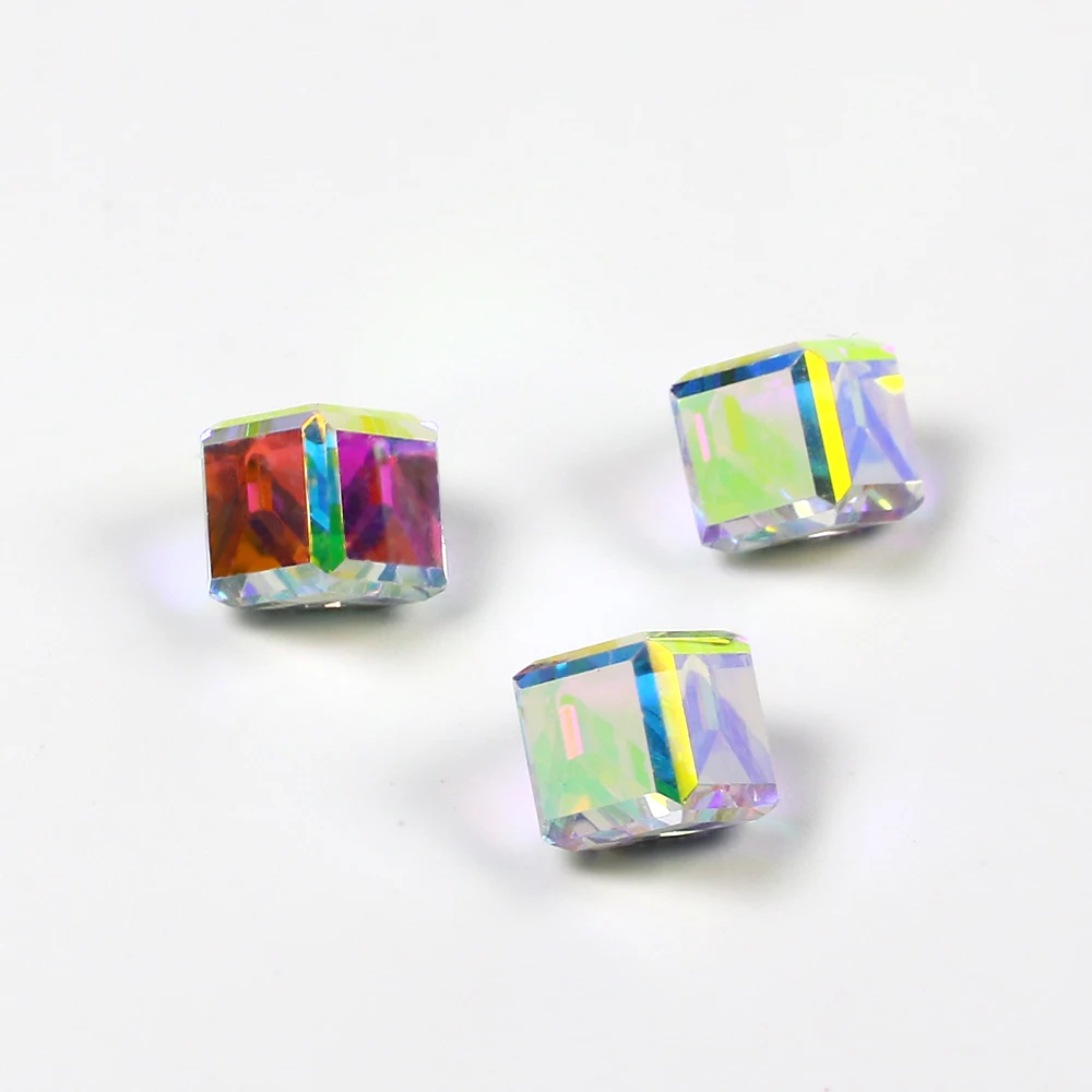 Fashion New Design Square Shape Fancy Stone Point Back Crystal Glass Rhinestone For Jewelry Design