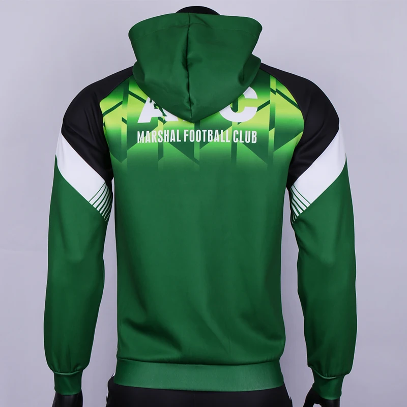 Custom Design Full Sublimated Soccer Team Uniform Training Tracksuits High Quality Breathable Football Jacket And Pant Set