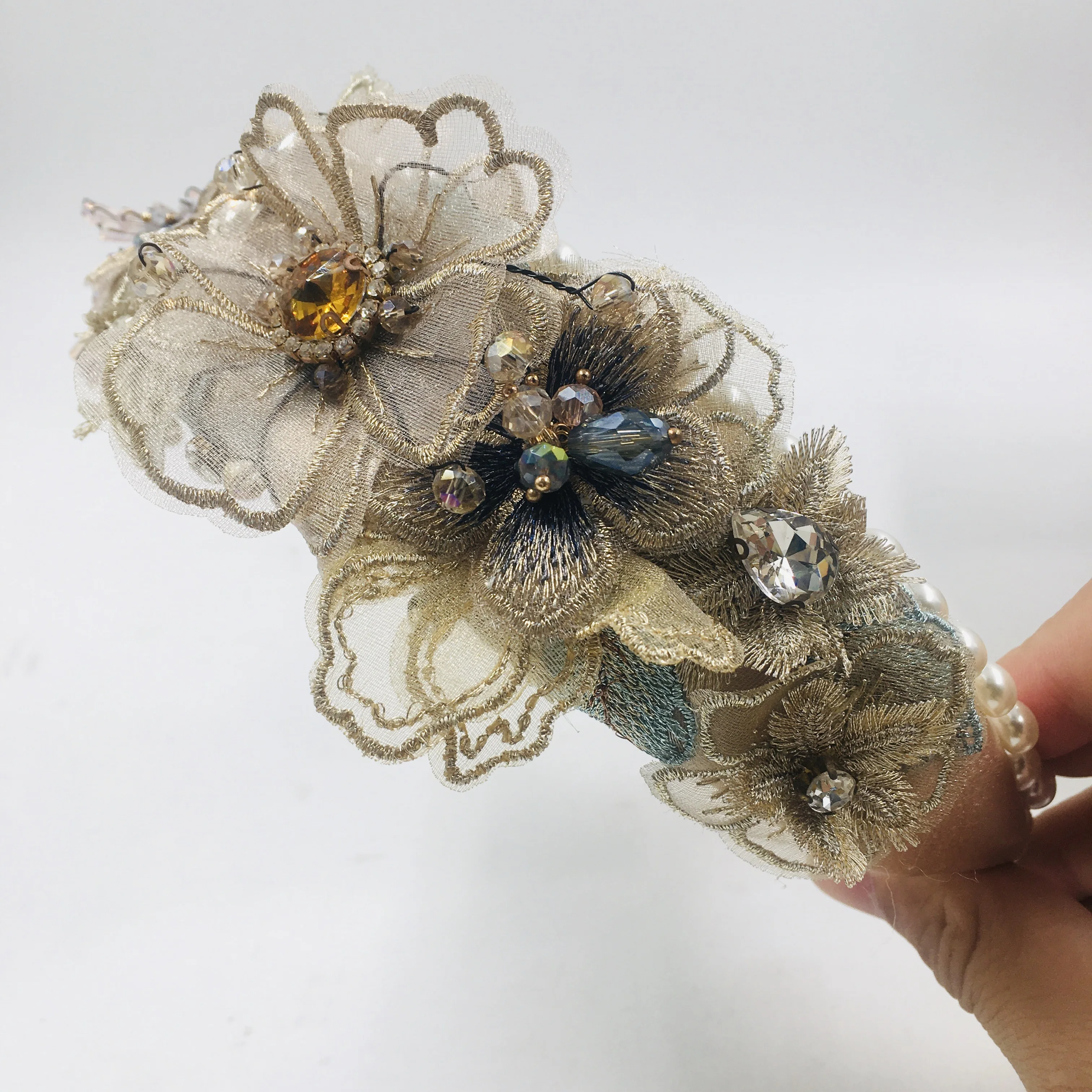 FINESTYLE  Ready to ship 015 hair accessories for girls beauty headband baby bow hairband