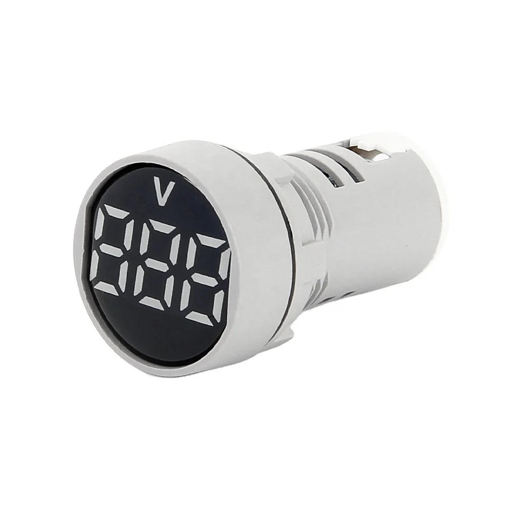 NIN crystal square white auto analog digital voltmeter price