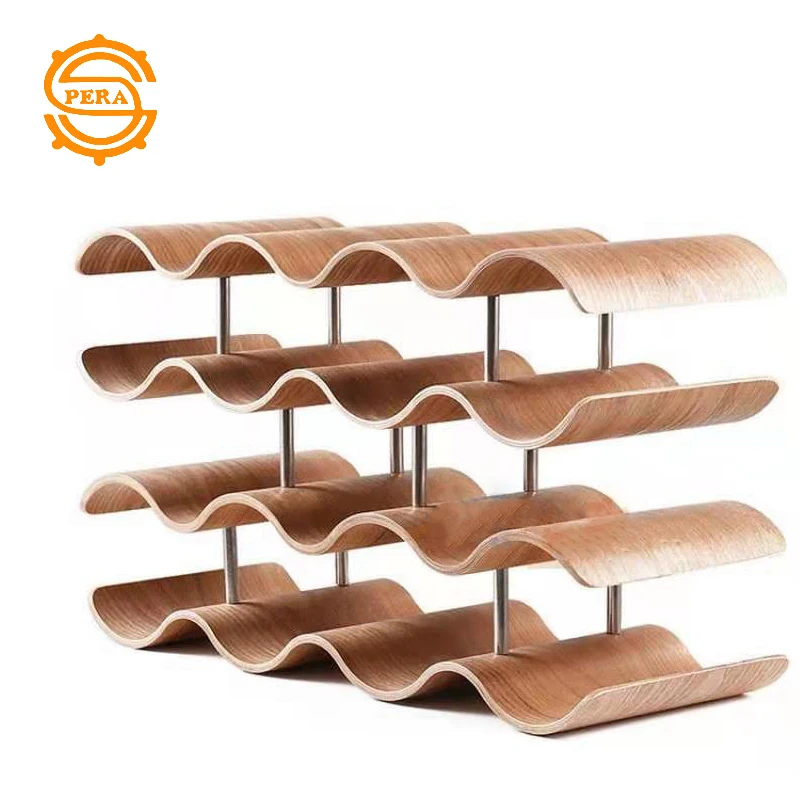 2021 hot sell stacking warehouse metal wall mounted hexagon wine