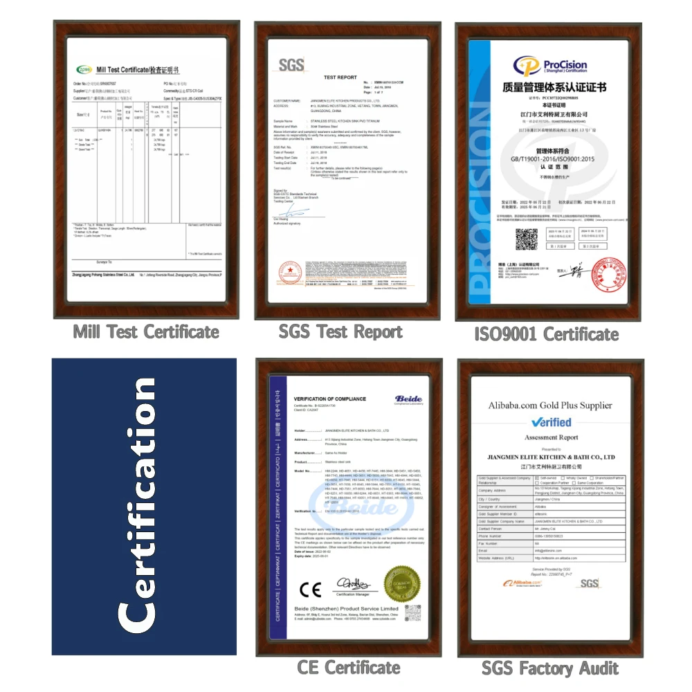 large double tier handmade kitchen undermount channel sink single bowl with drying dish accessories