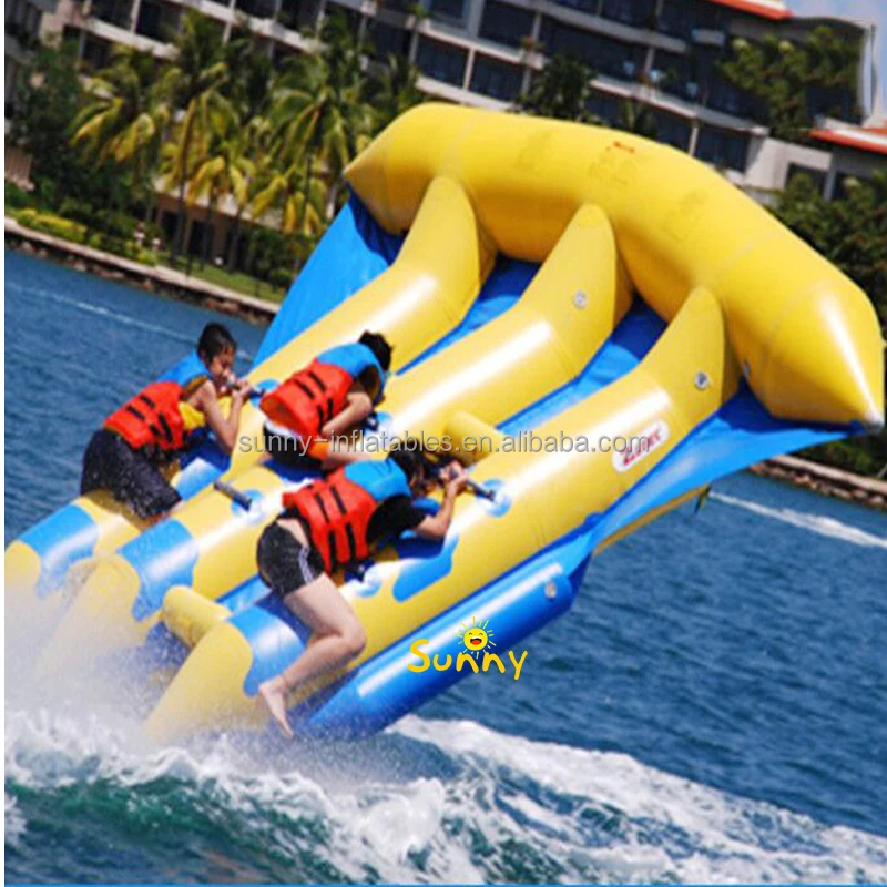 Высококачественная надувная водяная буксирная Банановая лодка Санки fly fish водные виды спорта