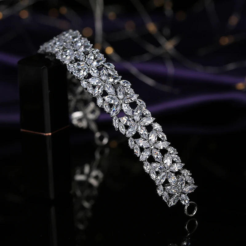 Bridal Wedding Tiara Classic New Fashionable Head Band Bridal Hair Accessories Anniversary Wedding Women BC5798 Corona Princesa