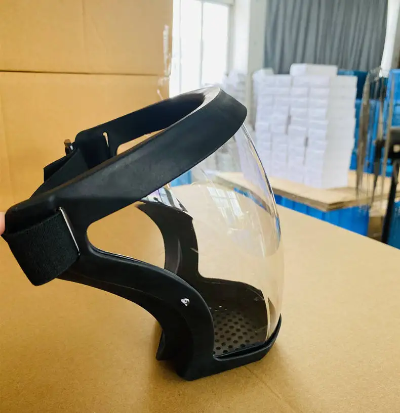 PC Proof Anti-fog Plastic Protective Clear Safety Full Face Protection Cover