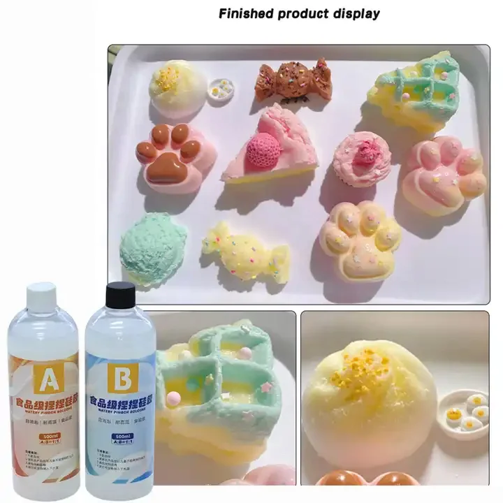 Art Relieve Stress Product liquid silicone Diy Hand Mold Cat Claw Decompression Toy Kneading Rubber