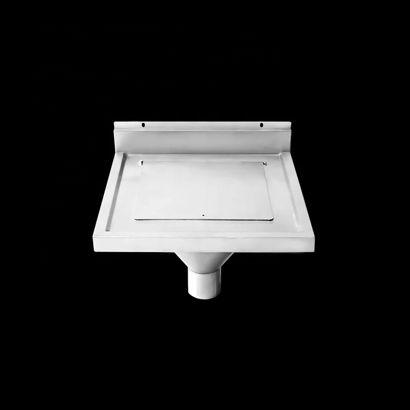 Chuangxing wall mounted medical wash basin hospital stainless steel sluice sink disposal