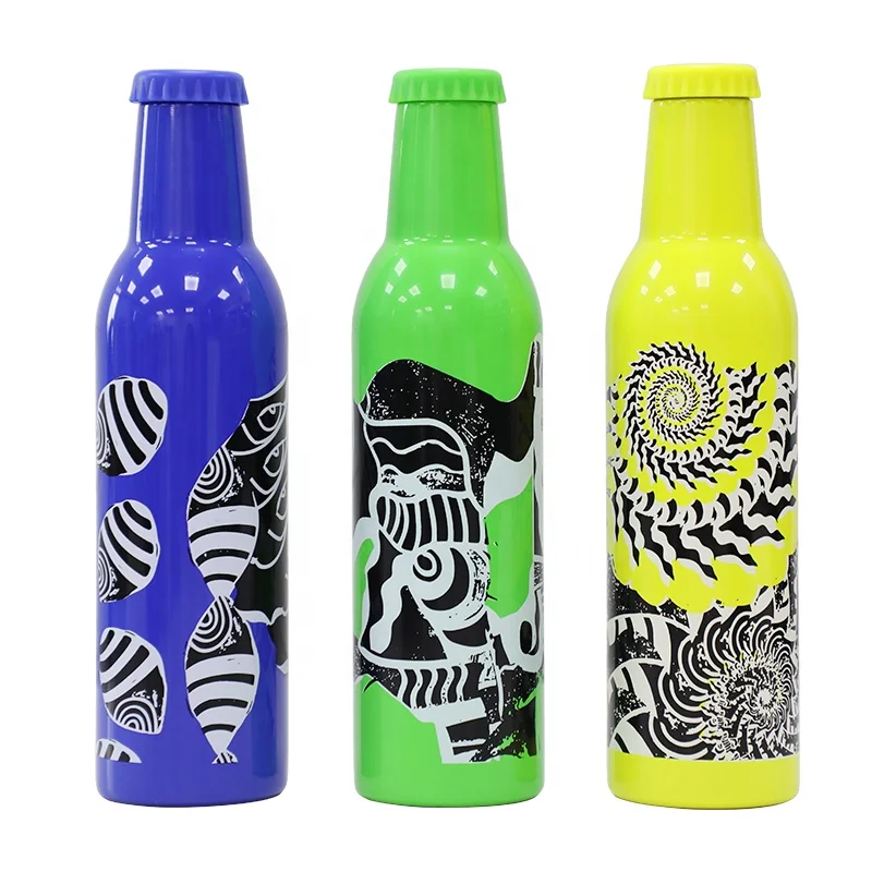 
Cheap Beer Shape 450ml Drinking Vacuum Bottle Food Grade Stainless Steel Tumbler Coffee Wine Vacuum Cup With Customized Logo 