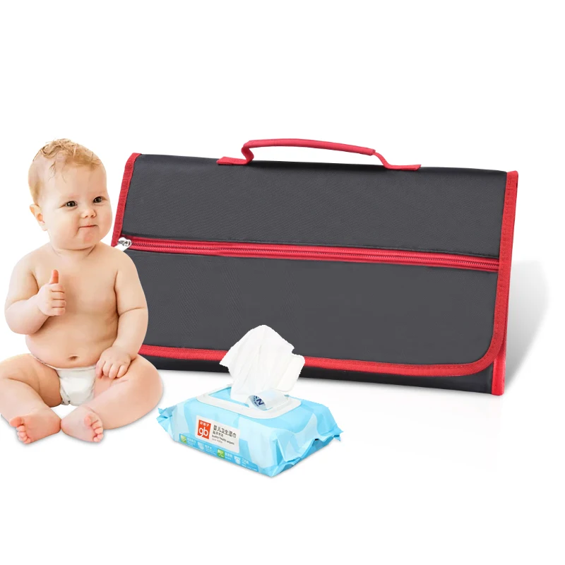 Manufacturer Costom Foldable Home Travel Changing Table Mat Baby Portable Baby Diaper Pad Diaper Changing Mat with Pocket