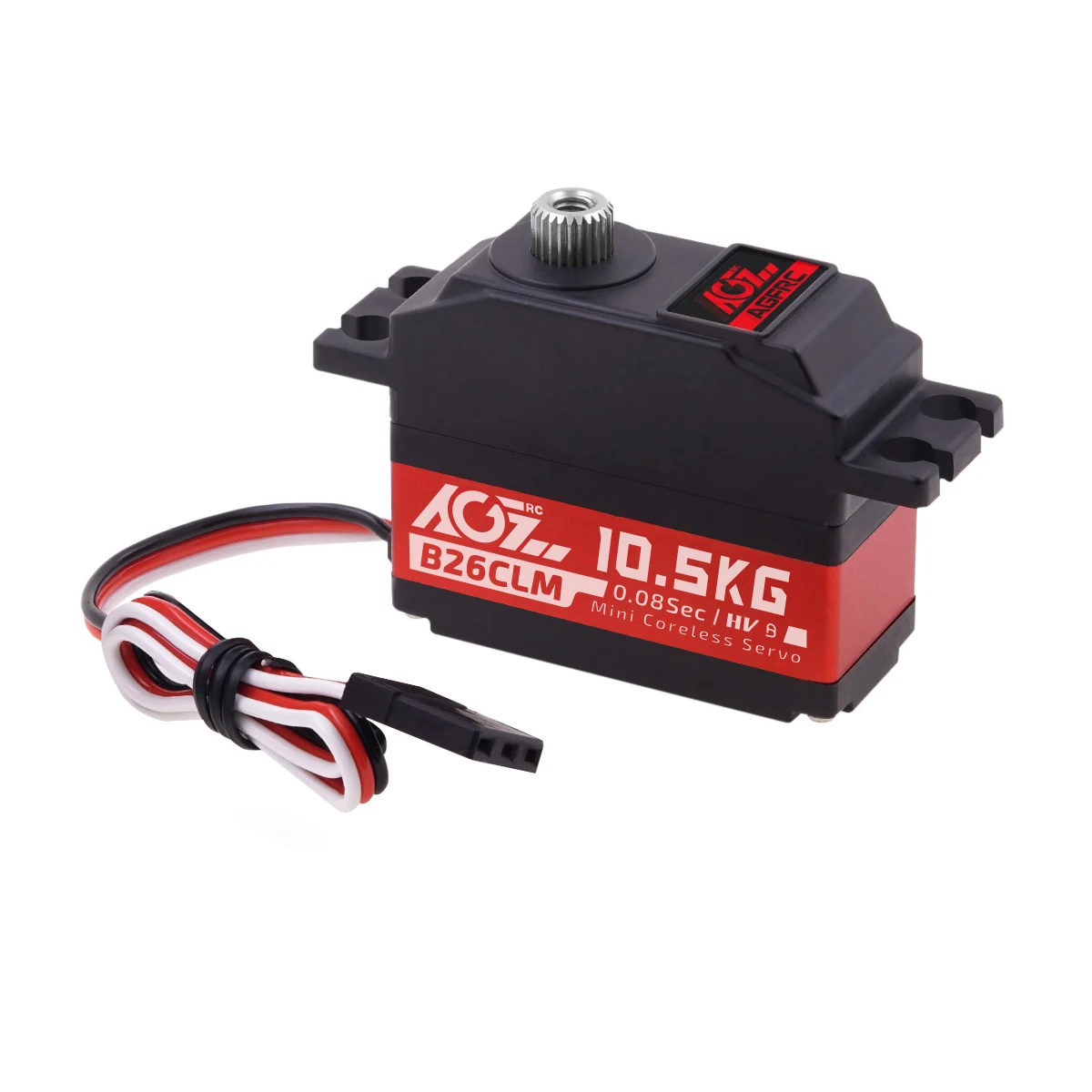 AGFRC 27g B26CLM 10.5KG Mid Size Digital Coreless Metal Gear Servo For Small RC Car Airplane Helicopter