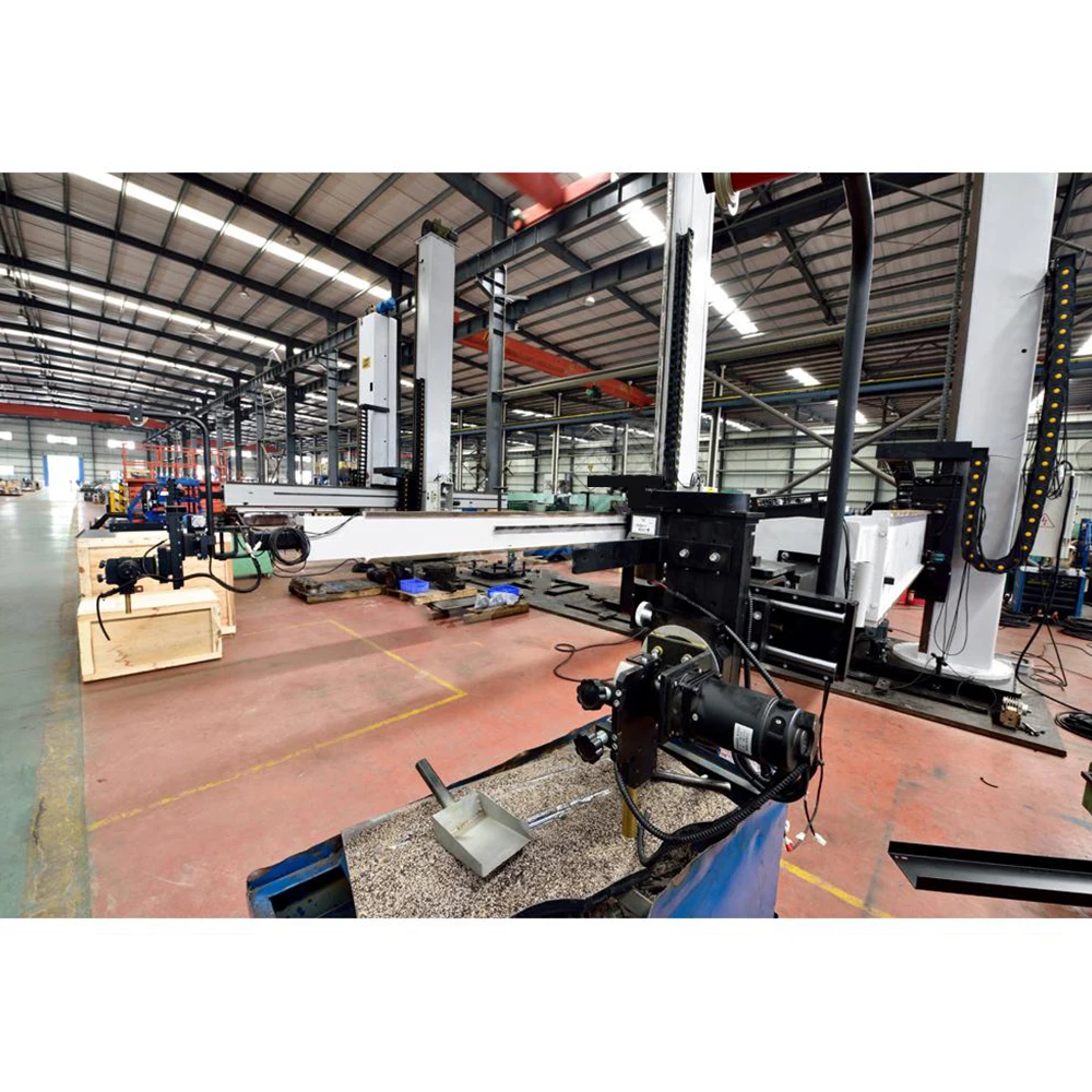 Automatic submerged arc welding machine heavy h beam automatic welding production line