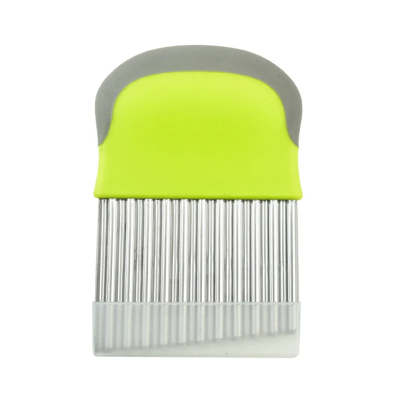 Vegetable slicer french fries cutter potato wave cutter children potato corrugated cutter stainless steel corrugated knife