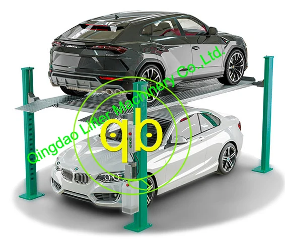 Heavy duty car parking lift tube column parking equipment car repair lift manual lock release car parking equipment