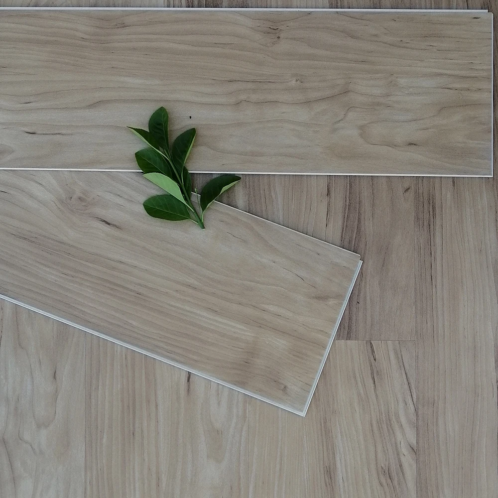 Virgin PVC material SPC flooring with click system 4mm thickness