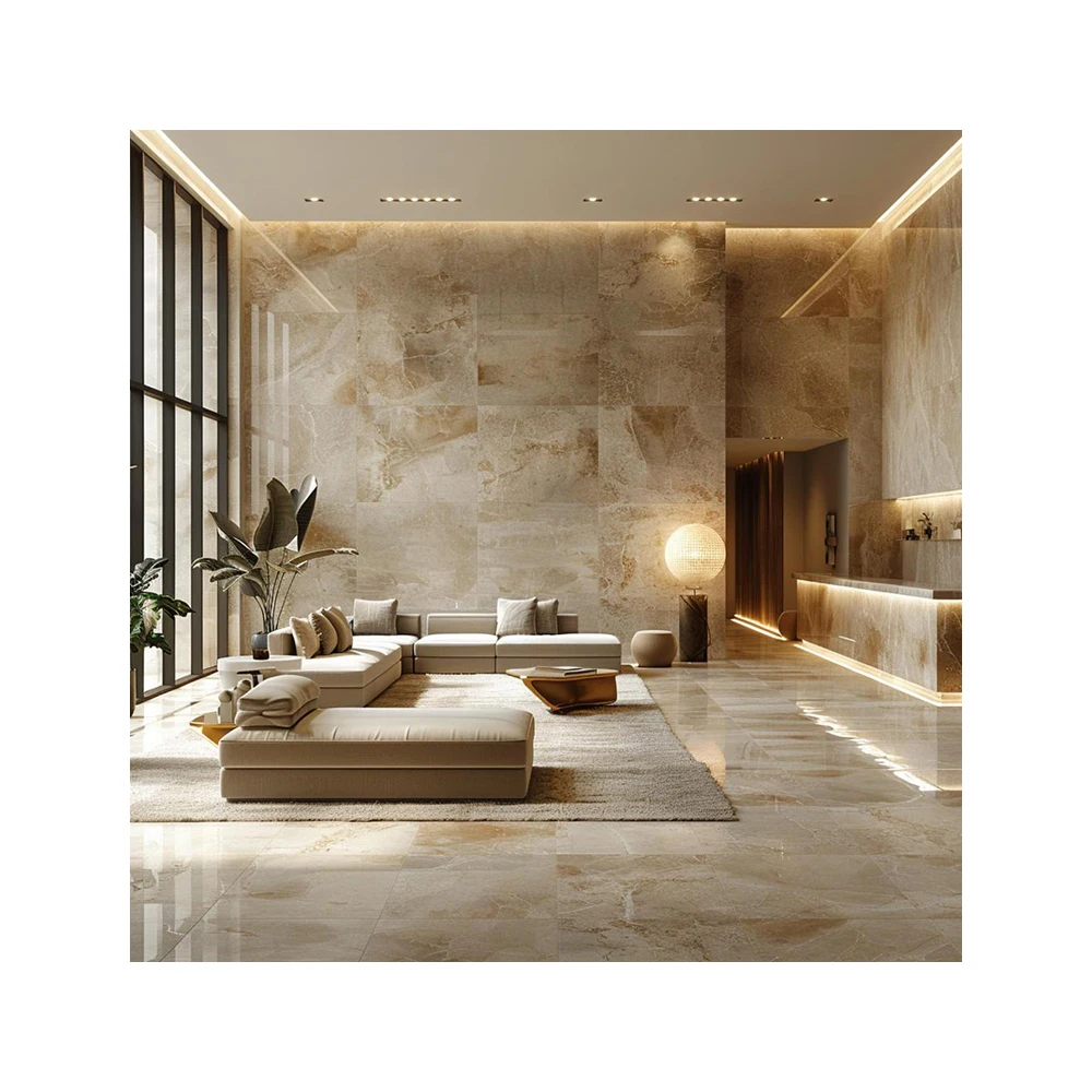 2024 AI Creative Concept Design Contemporary Design Style Comfortable Hall Space Design Beige Tone Luxury 3D Rendering Service