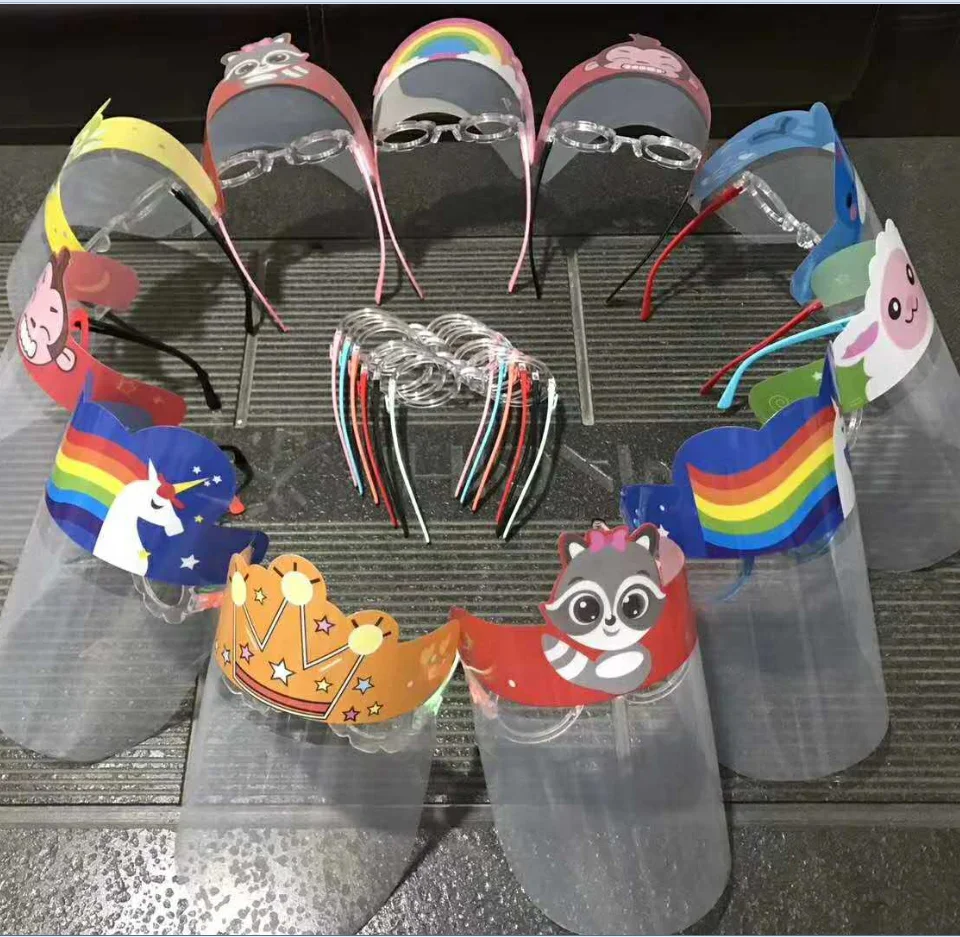 kids face shield transparent color all Children face protective shield