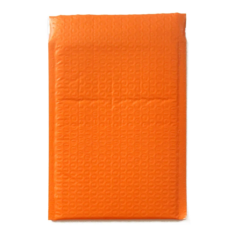 Eco friendly made in china personalised poly meta 6x10 inch padded bubble mailer orange for sale