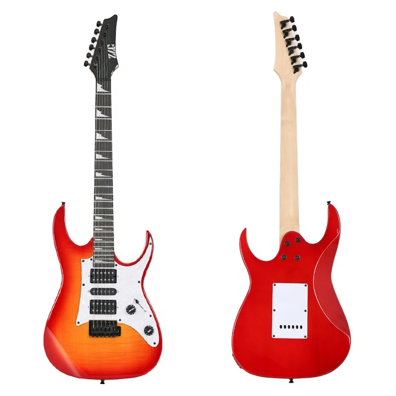 Electric guitar 6 string Flame maple top Factory Direct Prices Oem Custom Professional Electric Guitar