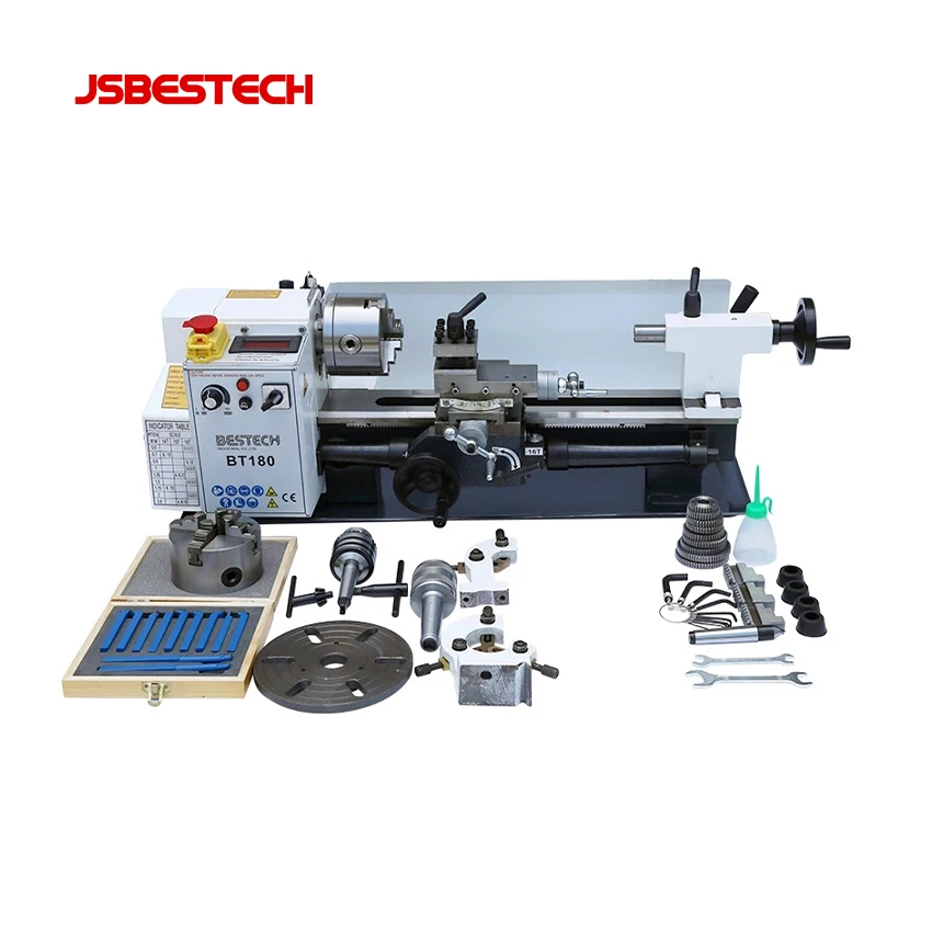 BT180 портативный Настольный Токарный станок 550 Вт