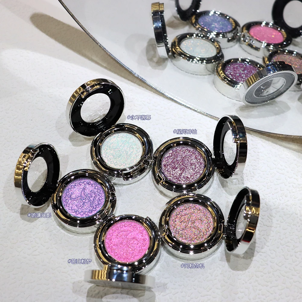 wholesale custom eyeshadow palette eyeshadow Private Label OEM & ODM Mate Shine Waterproof mulitchrome Eyeshadow