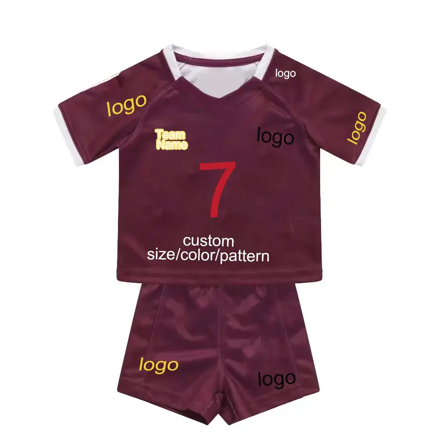 OEM soccer jersey 23-24 no brand football uniform heat transfer name and number big size set soccer jersey