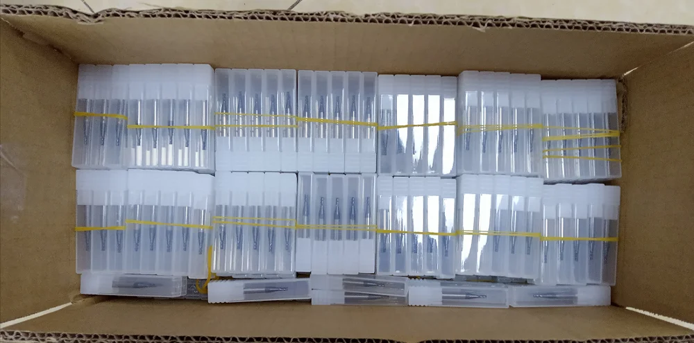 MTS manufacturer HRC 65 soild carbide 4 flute AlTiSiN coating with the hardness and use GU25UF raw material square end mill