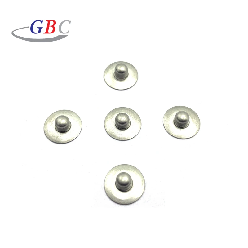 Factory wholesale Custom Metal  garment nipple up rivet for shoes caps cloth garment  bags leather spike rivets and studs