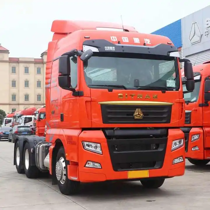 Оригинальный новый трактор Sitrak 6X4 C7H 430-480hp мужской двигатель Евро 3 и 5 автоматическая коробка передач LHD продажа тяжелых грузовиков