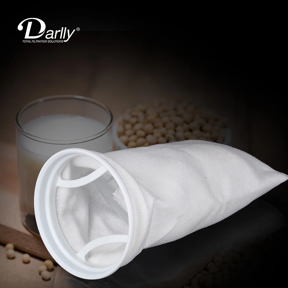 Hot Product Clarification Filter Bag Size 2 cold brew coffee filter 1 Micron Polypropylene Bag Filter for  Beverage Industry