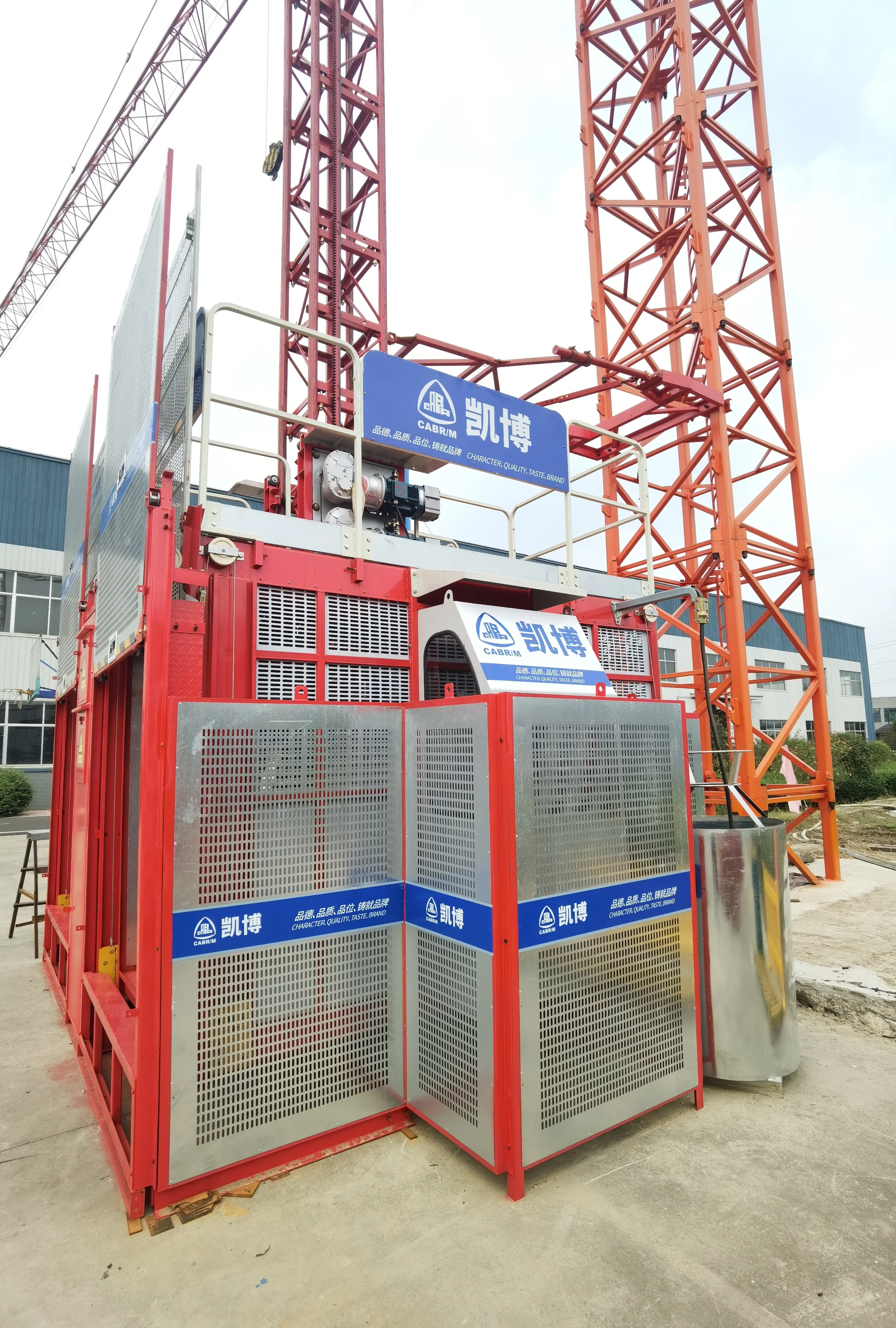 Building hoist construction lifting machine compact construction elevator with CE and EAC certificate China manufacturer