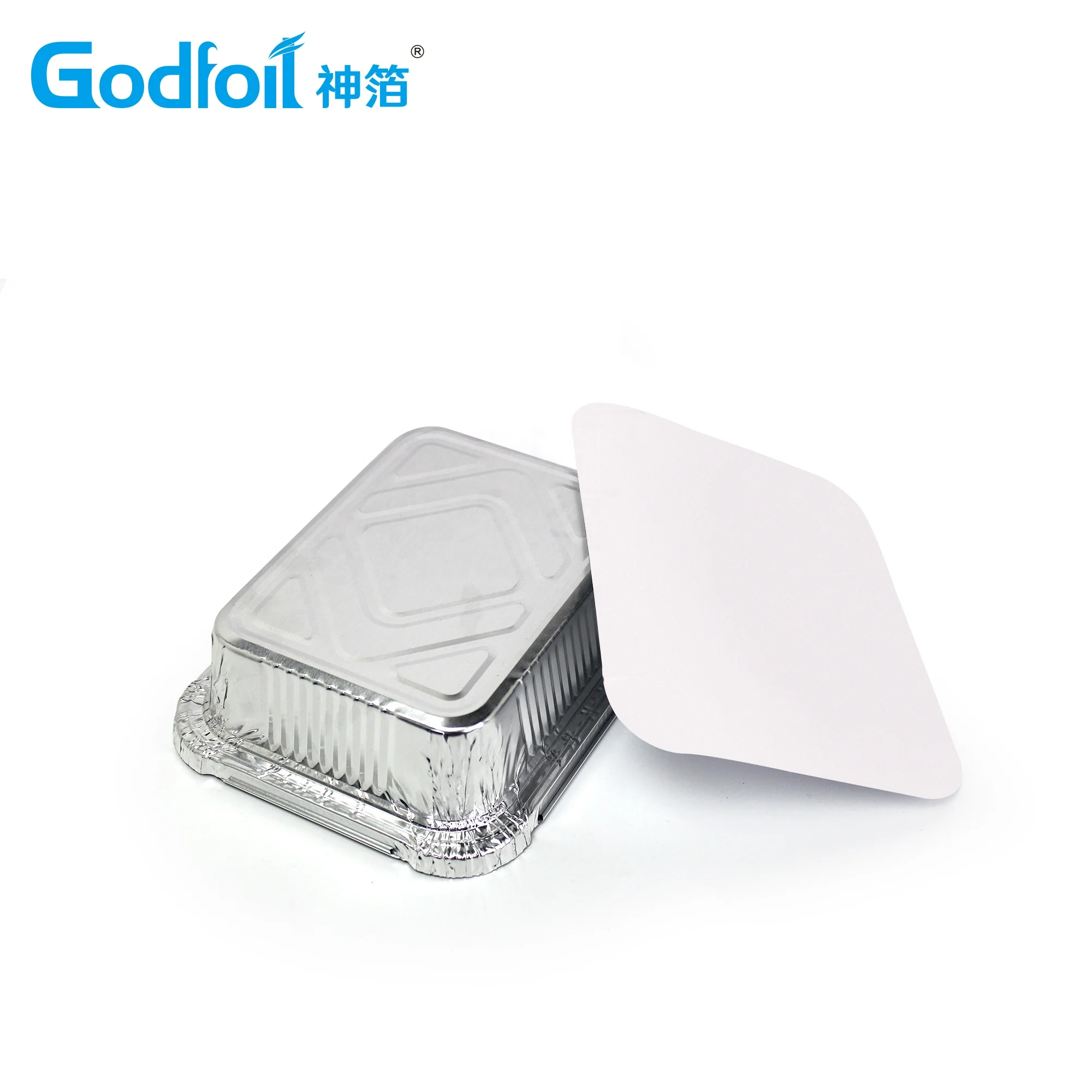 Disposable Aluminum Foil Container 8342 For Takeaway Food Packaging