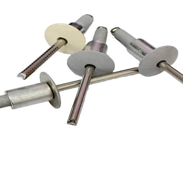 Лидер продаж, цветные открытые заклепки с круглой головкой, окрашенные поп-заклепки, заклепки из нержавеющей стали