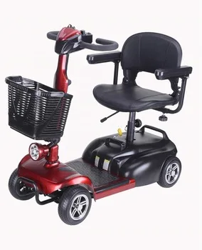 Elderly Care Products Foldable Four Wheel Handicapped Electric Scooter