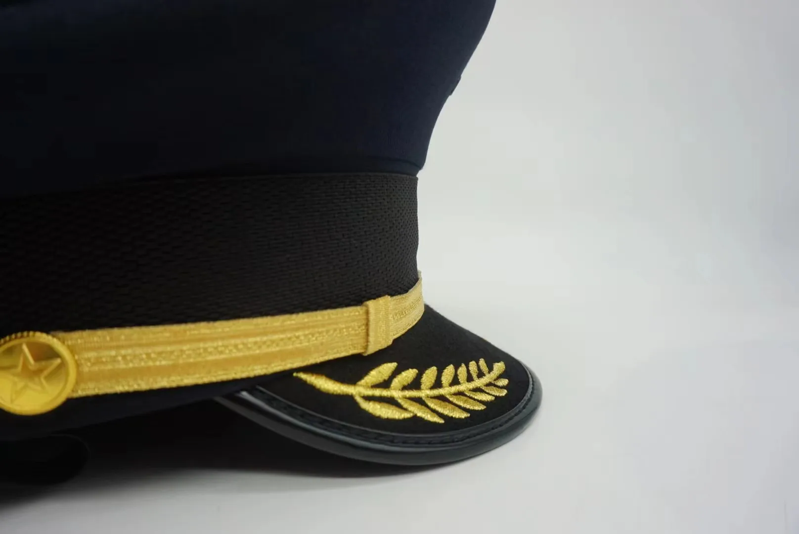 Customized military cap pilot peak cap officer cap high quality